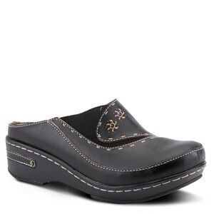 NEW SPRING STEP L'Artiste CHINO Clogs Black EU 38/US 7.5-8